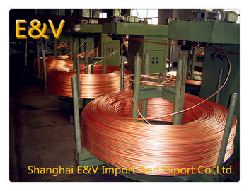 Oxygen Free Upward CCM 17mm Rod Copper Continuous Casting Machine 5000mt / y